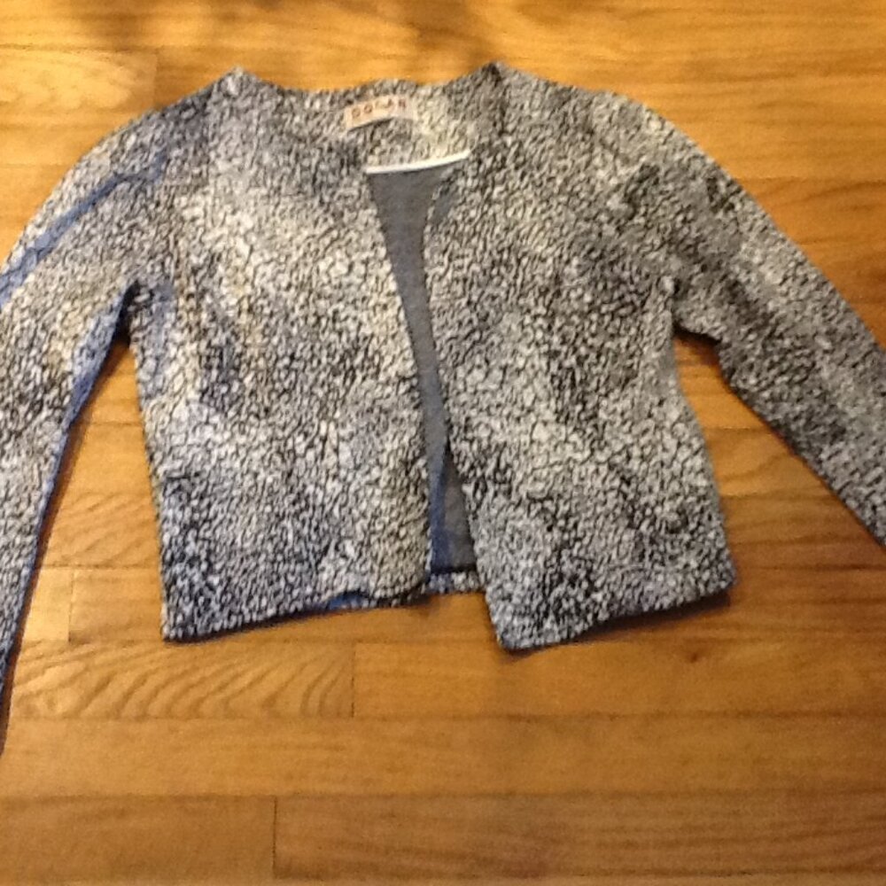Anthropologie Dolan Black and White Jacket